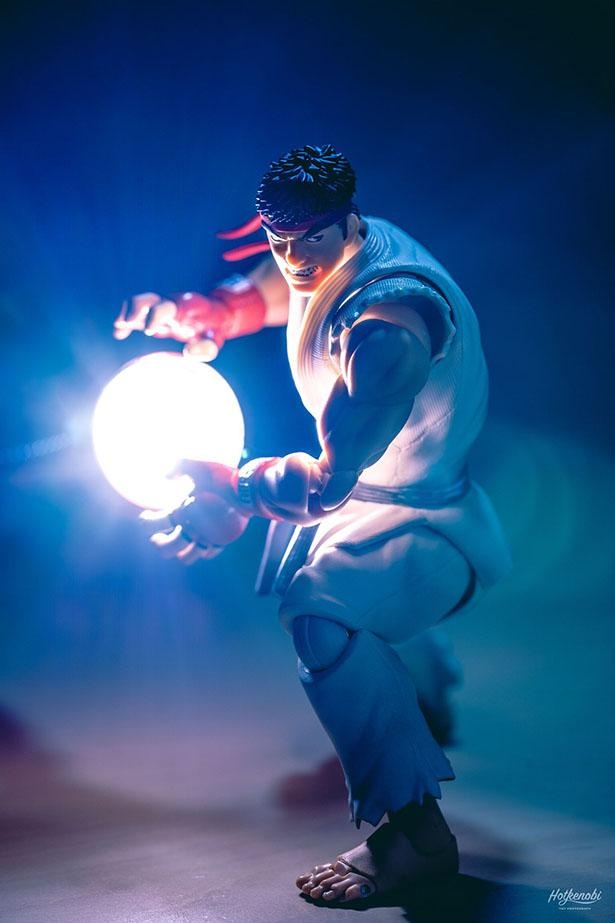 「ライトスタンドを使った波動拳！」