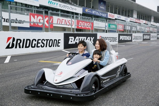 【サーキットチャレンジャー】F1日本グランプリが行われるコースの、一部約2.2kmをEV(電気自動車)マシンで疾走/鈴鹿サーキット