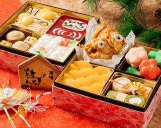 新年を祝う“スイーツおせち”をいち早くゲット！鯛やだるまなどの縁起物が大変身