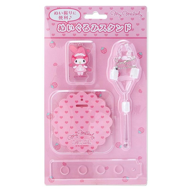 「マイメロディ ぬいぐるみスタンドセット」(1320円)