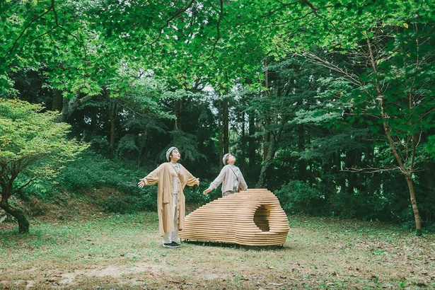 あとりえナカムラ「爽快な空気」(六甲高山植物園に展示)