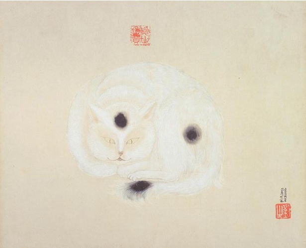 岸田劉生《猫図》1926年　笠間日動美術館蔵