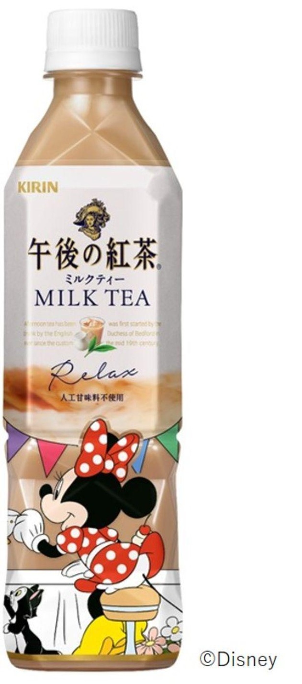 キリン 午後の紅茶 ミルクティー「ミニーマウス」【裏面デザイン】