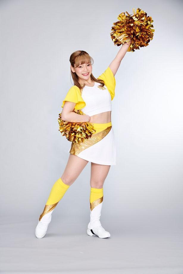 Lisa、出身地：福岡県、特技：クラシックバレエ、コメント：明るい声で盛り上げていきます！4年連続日本一へ向けて共に戦いましょう！！