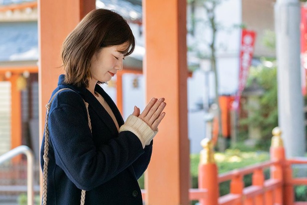 朱塗りの美しい拝殿を参拝しよう/長岡天満宮