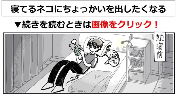 「寝てるネコにちょっかい出したくなる」01