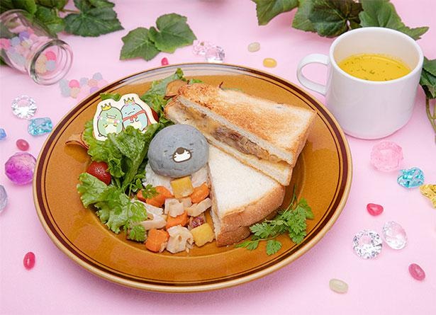 おいもを肉じゃが風の味付けにした「にくじゃがサンドイッチ」