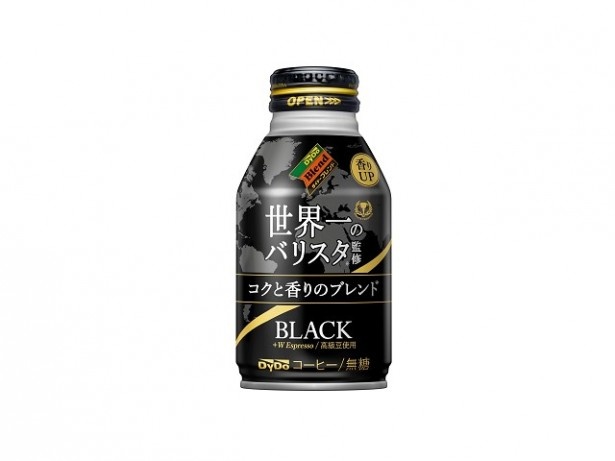 ドライブにも持ち歩きやすいボトル缶で登場「コクと香りのブレンドBLACK」(275g)