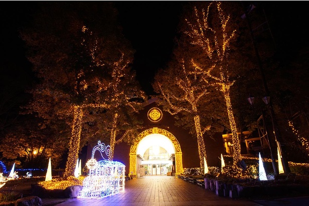鉱山観光のテーマパークが光り輝く 愛媛県新居浜市のマイントピア別子でイルミネーション点灯を実施 ウォーカープラス