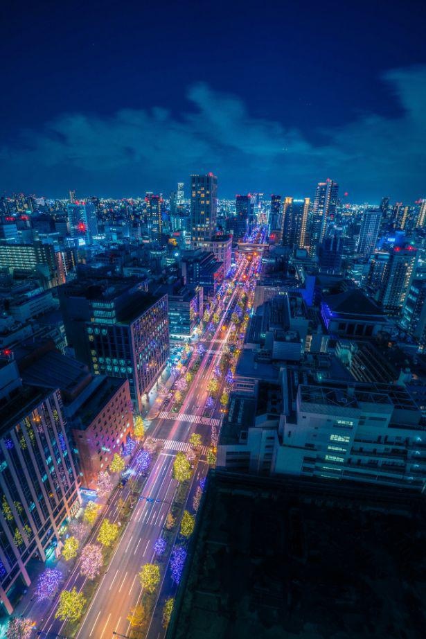 ザ ロイヤルパークホテル アイコニック 大阪御堂から眺める夜景
