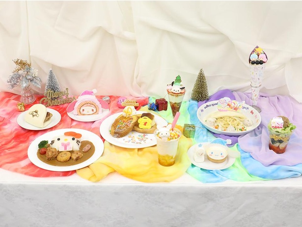【画像】カラフルな見た目がかわいい！PURO RAINBOW CHRISTMASのフードメニューを一挙公開