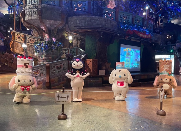 ウェルカムグリーティングに登場するキャラは日替わり