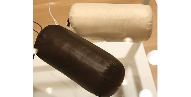 この袋にスッポリ収められる。旅行に便利！