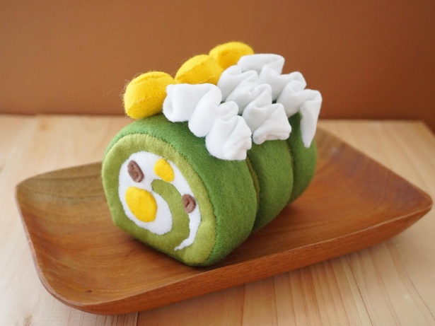 波打つクリームが食欲をそそる