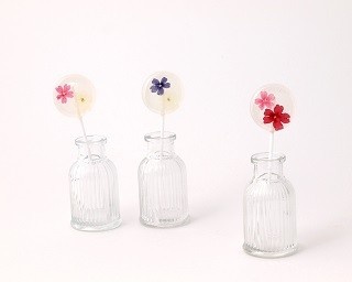 きれいで食べることができる花！「エディブルフラワーキャンディ」