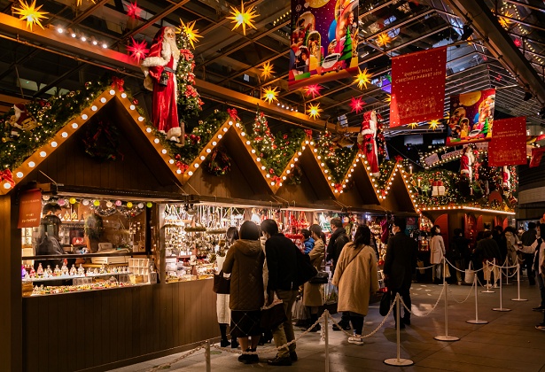 本場ドイツの雰囲気を楽しめるクリスマスマーケット