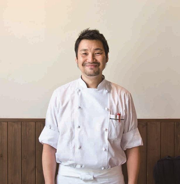 Patisserie Cafe こんま亭オーナーパティシエの駒田貴志さん