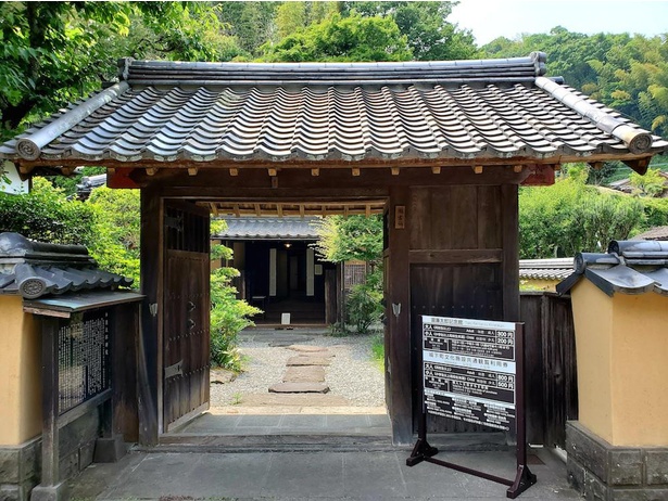 「滝廉太郎記念館」。滝廉太郎は1879年(明治12年)東京出身で、竹田市に移住した