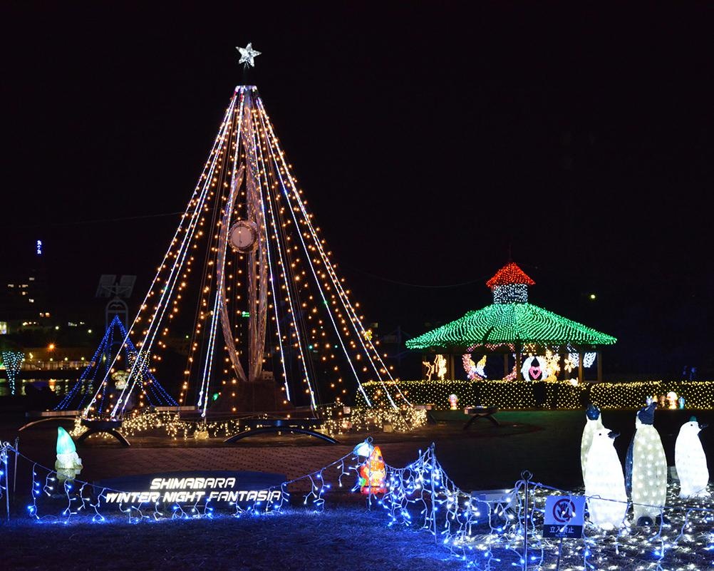 島原の冬を多彩なイルミが彩る、長崎県島原市で「島原ウィンターナイト・ファンタジア」開催