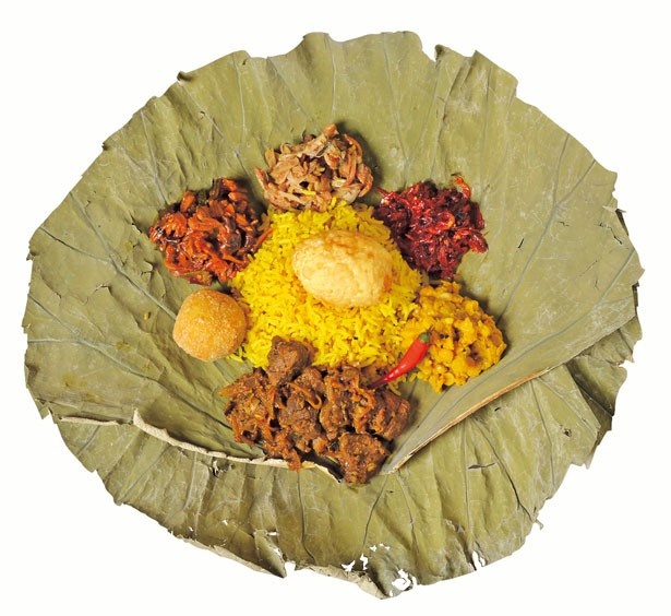 「ランプライス」(1200円、※月曜のみ)。さまざまな国の食文化がミックスした、スリランカの少数民族バーガー人の料理を再現/CURRY FORNICATION(カリー フォニケーション)