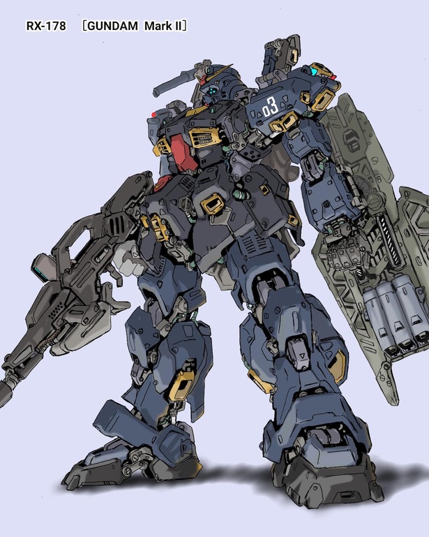 地球連邦軍特殊部隊「ティターンズ」の試作機である【RX-178 ガンダムMk-II】