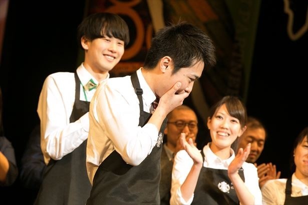 見事優勝に輝いた坂本大輔さん。初の学生アンバサダーだ