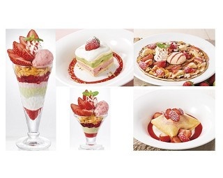 デニーズの“苺づくし”期間限定デザート第2弾！ショートケーキやクレープアイスも