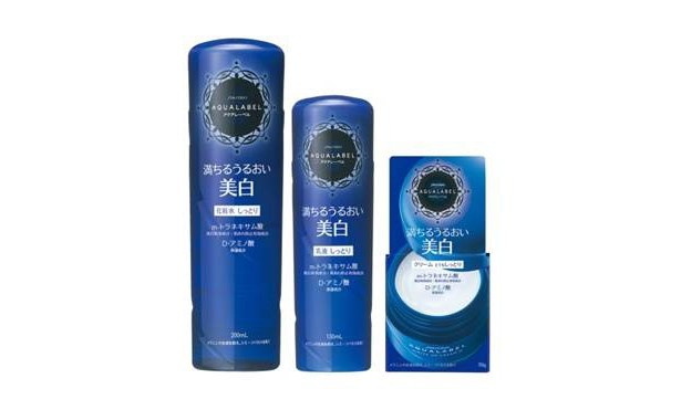 調査を実施したセルフスキンケアブランドの「アクアレーベル」の「美白ライン」
