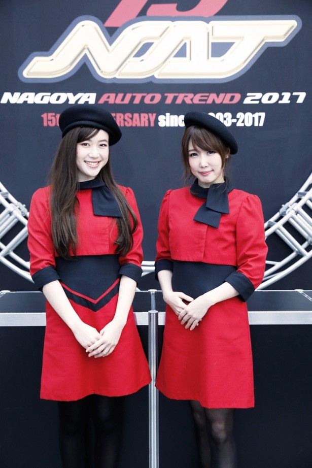 「NAGOYAオートトレンド2017」のインフォメーションで見つけた美人コンパニオン