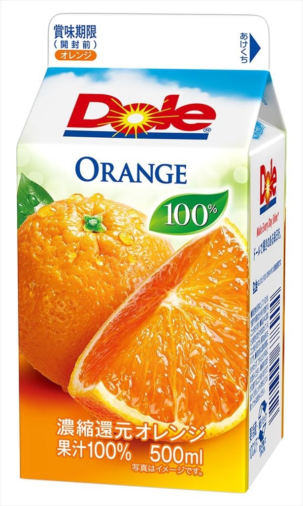 「Dole オレンジ100％」500ml