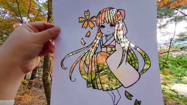 桜や紅葉 青空で彩る美しい 切り絵 ステンドグラスのような儚さにうっとり ウォーカープラス