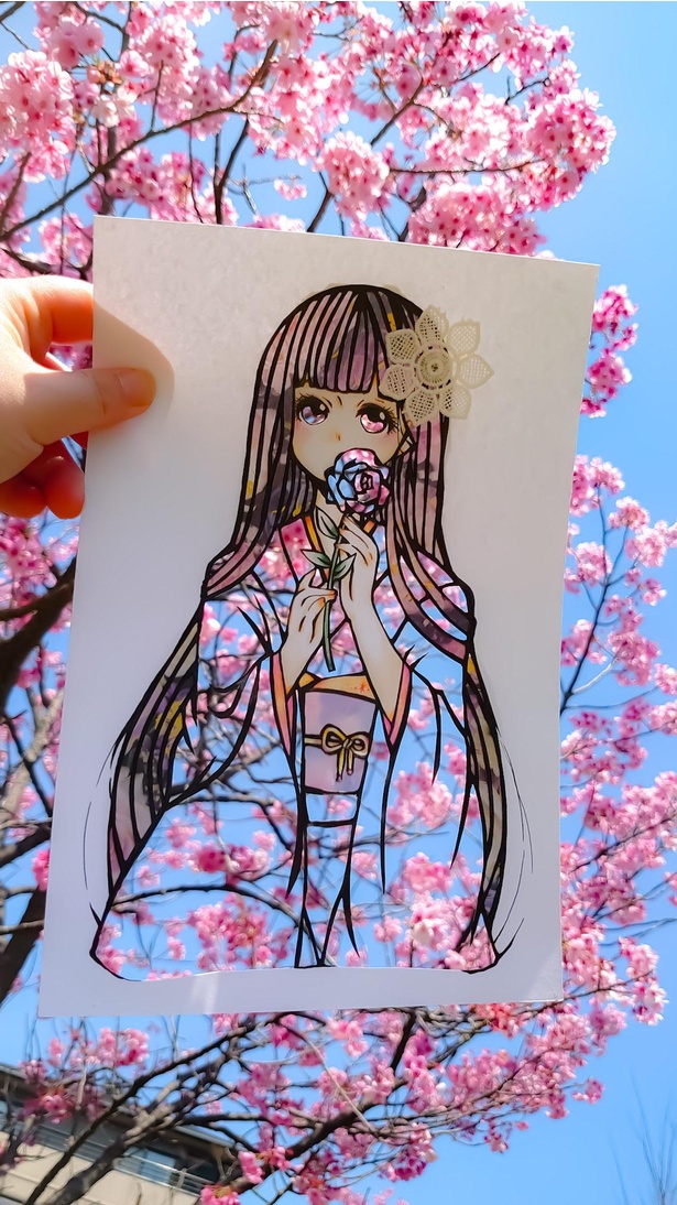 画像4 22 桜や紅葉 青空で彩る美しい 切り絵 ステンドグラスのような儚さにうっとり ウォーカープラス