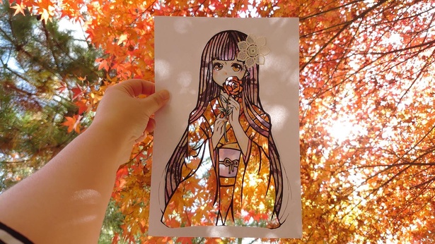 桜や紅葉 青空で彩る美しい 切り絵 ステンドグラスのような儚さにうっとり ウォーカープラス