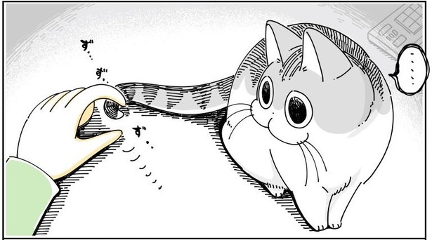 「しっぽを真っ直ぐにしたい」04