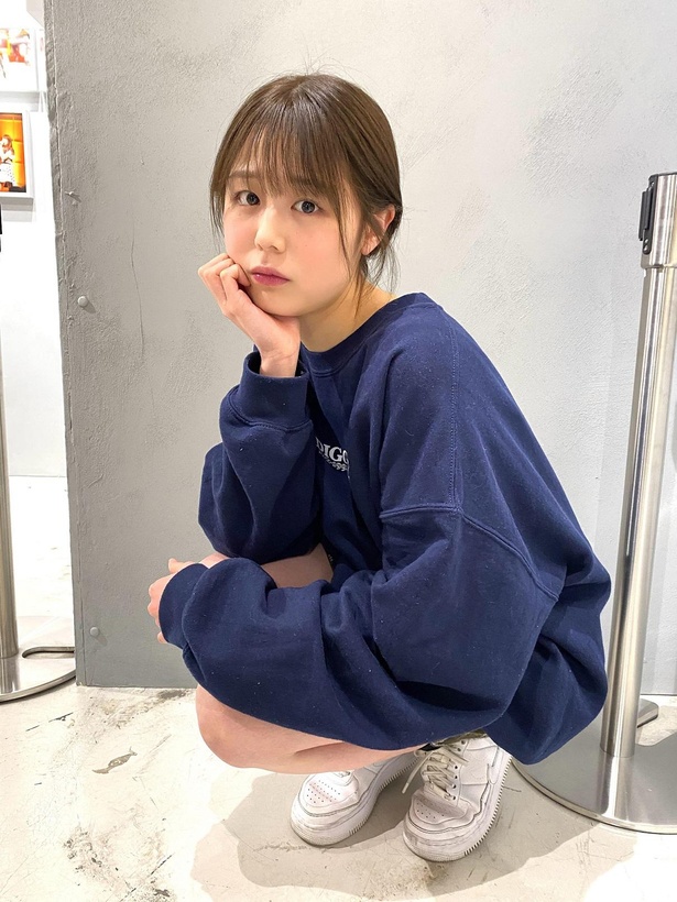 石森晶乃「これまで写真を撮ってもらえる機会がなかったので、自然体で撮ってもらいたいです！」