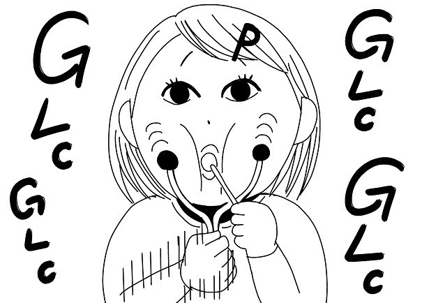 美顔ローラーでリンパの流れを感じながらプリッツ(DAI語)
