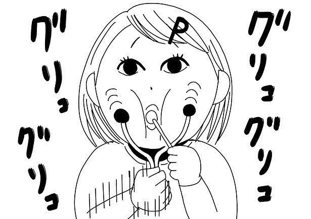 美顔ローラーでリンパの流れを感じながらプリッツ(日本語)