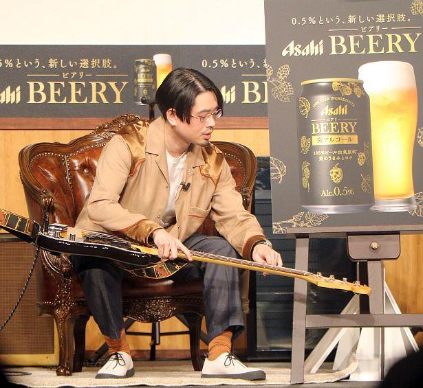 「アサヒ ビアリー」を飲みながらのレッスン