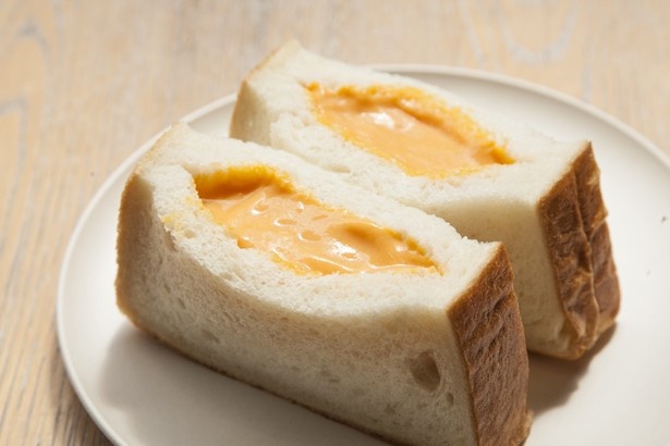 朝食ブッフェで食べられる名古屋コーチンの「卵サンド」