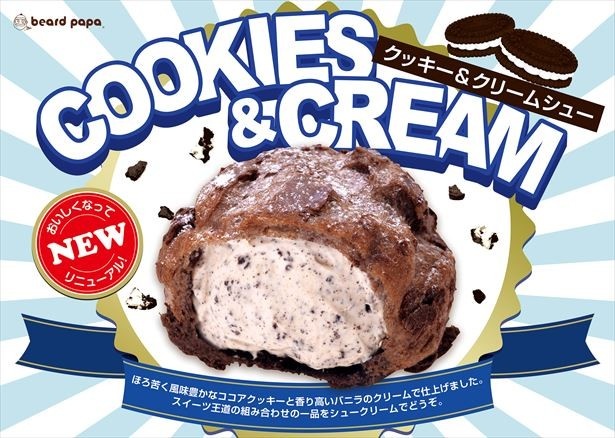 スイーツ王道の組み合わせをシュークリームで