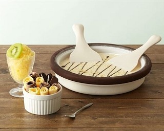 アイスクリームロールやシャーベットが自宅で簡単に作れる！