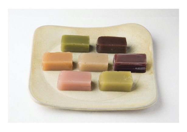 代表商品の葛ようかん(1個195円)
