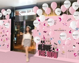 春だ、ロゼだ！SNS映え抜群の“モエシャン”イベント開催