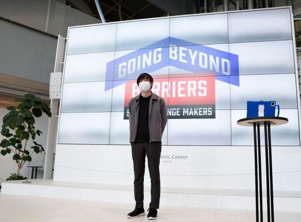「SPORTS CHANGE MAKERS」の予選を勝ち抜いた日本代表である、京都工芸繊維大学の横瀬健斗氏