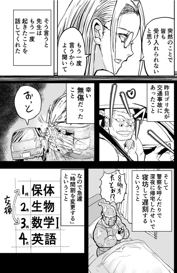「恋愛モノなら確実に死んでいるタイプの体育教師」12