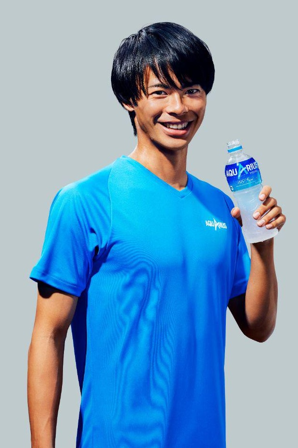 スポーツ飲料ブランド「アクエリアス」の新イメージキャラクターに起用されたJリーグ・川崎フロンターレ所属の三笘薫選手