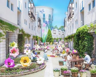 花いっぱいの春の訪れ、山梨県北杜市の星野リゾート・リゾナーレ八ヶ岳で「回廊の花咲くリゾナーレ2021」が開催