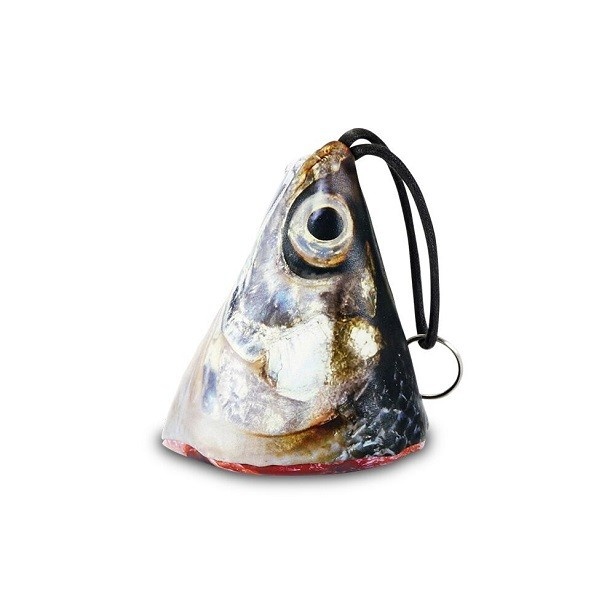 煮ても焼いてもおいしい魚サバヒーをモチーフにしたリアルすぎるデザインミニケース「サバヒーヘッドケース」(1680円)