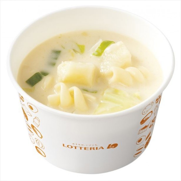 「7種野菜のミルクスープ」(350円)