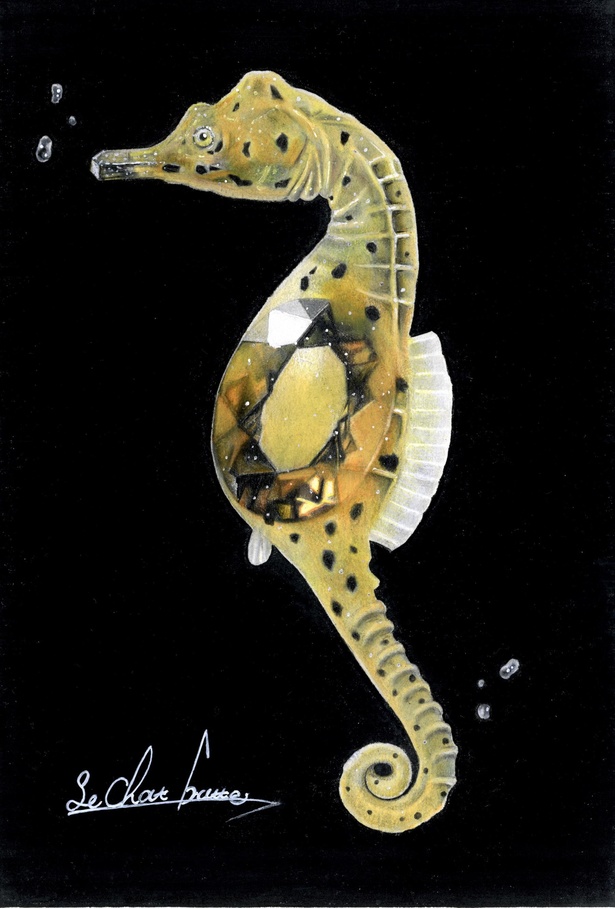 画像19 24 リアルな動物 宝石が神秘的 色鉛筆で描かれる繊細なイラスト ウォーカープラス
